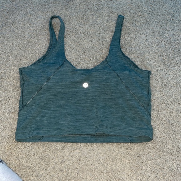 Heathered Tidewater Teal align tank - Picture 2 of 3